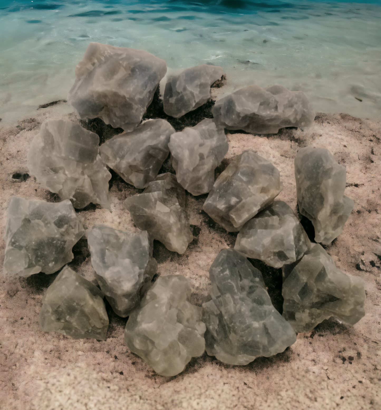 Calcite azzurra grezza