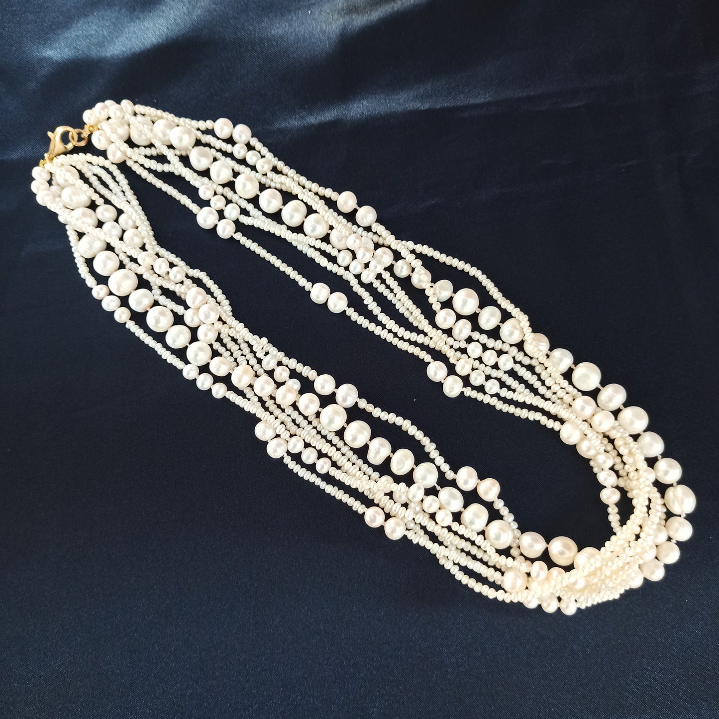 Perle di fiume bianche naturali