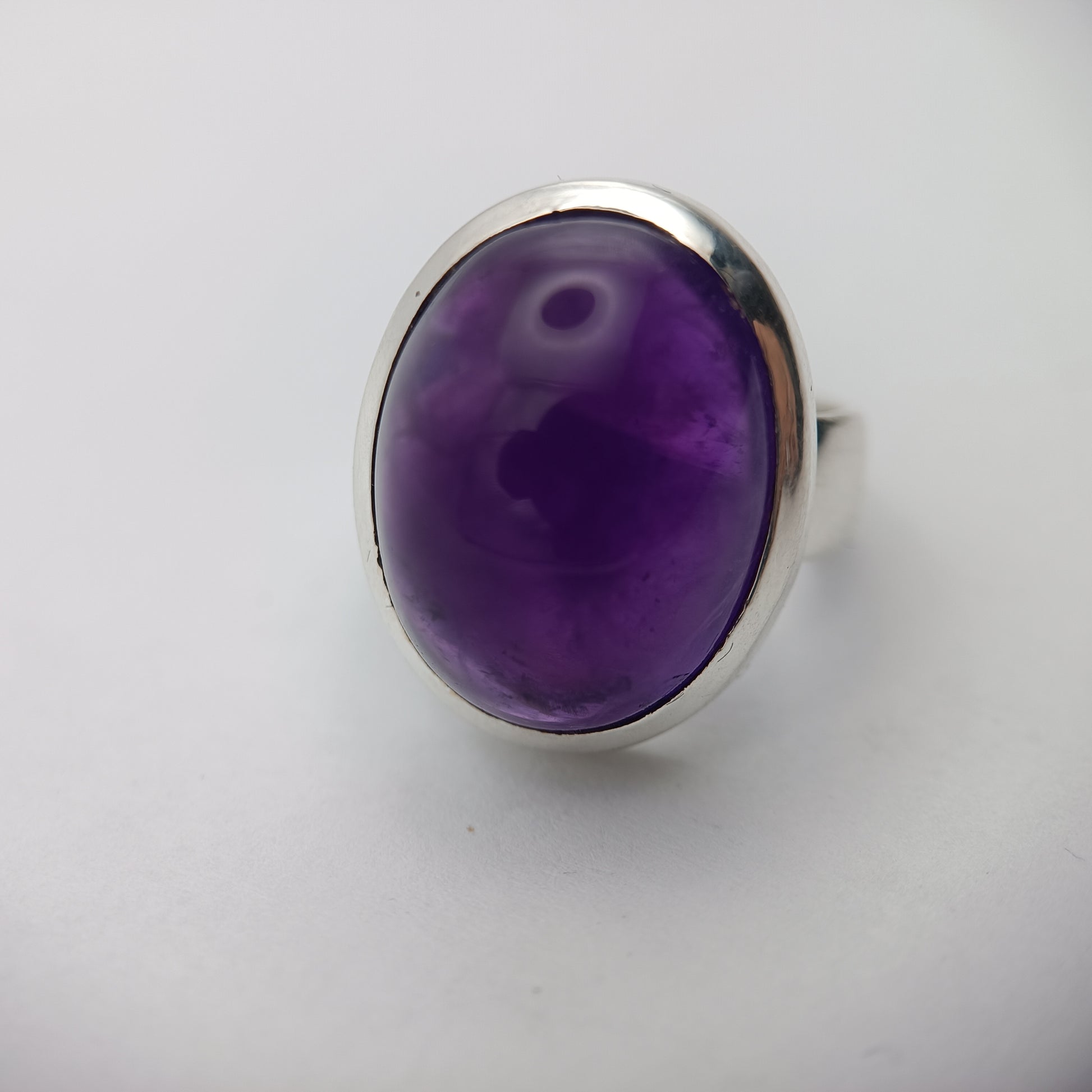 ANELLO DONNA BOCCADAMO IN ARGENTO CON CRISTALLO OVALE VIOLA AN480V - Foto 6